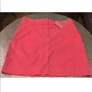 NWT Vineyard Vines Pink Cape Cord Corduroy Skirt